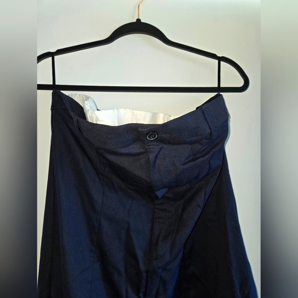 Brand new Zara navy blue suit-style 1 piece jumpsuit (Size L) - Picture 3 of 4